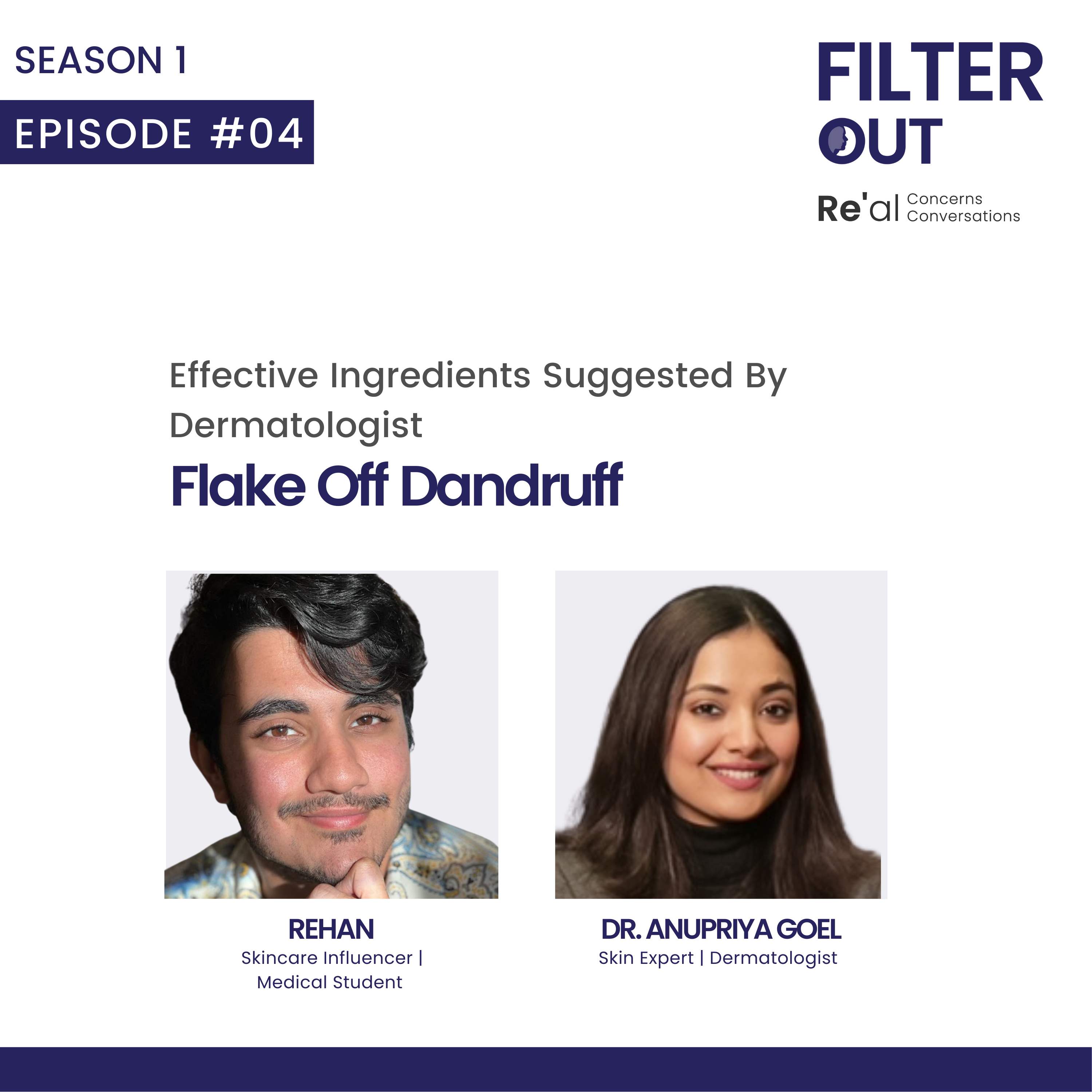 Flake Off Dandruff - Effective Ingredients Suggested By Dermatologist - Re'equil