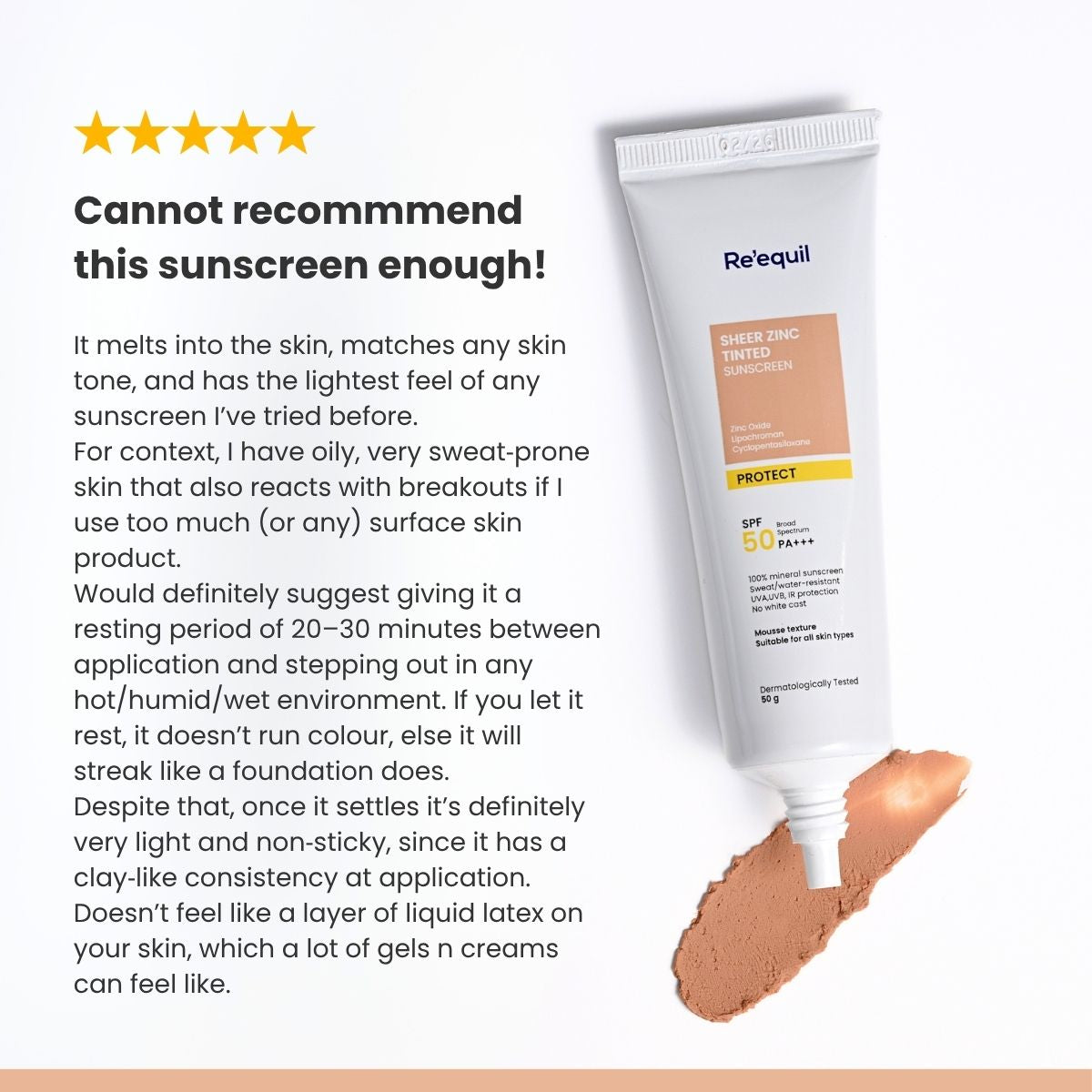 Sheer Zinc Tinted Sunscreen