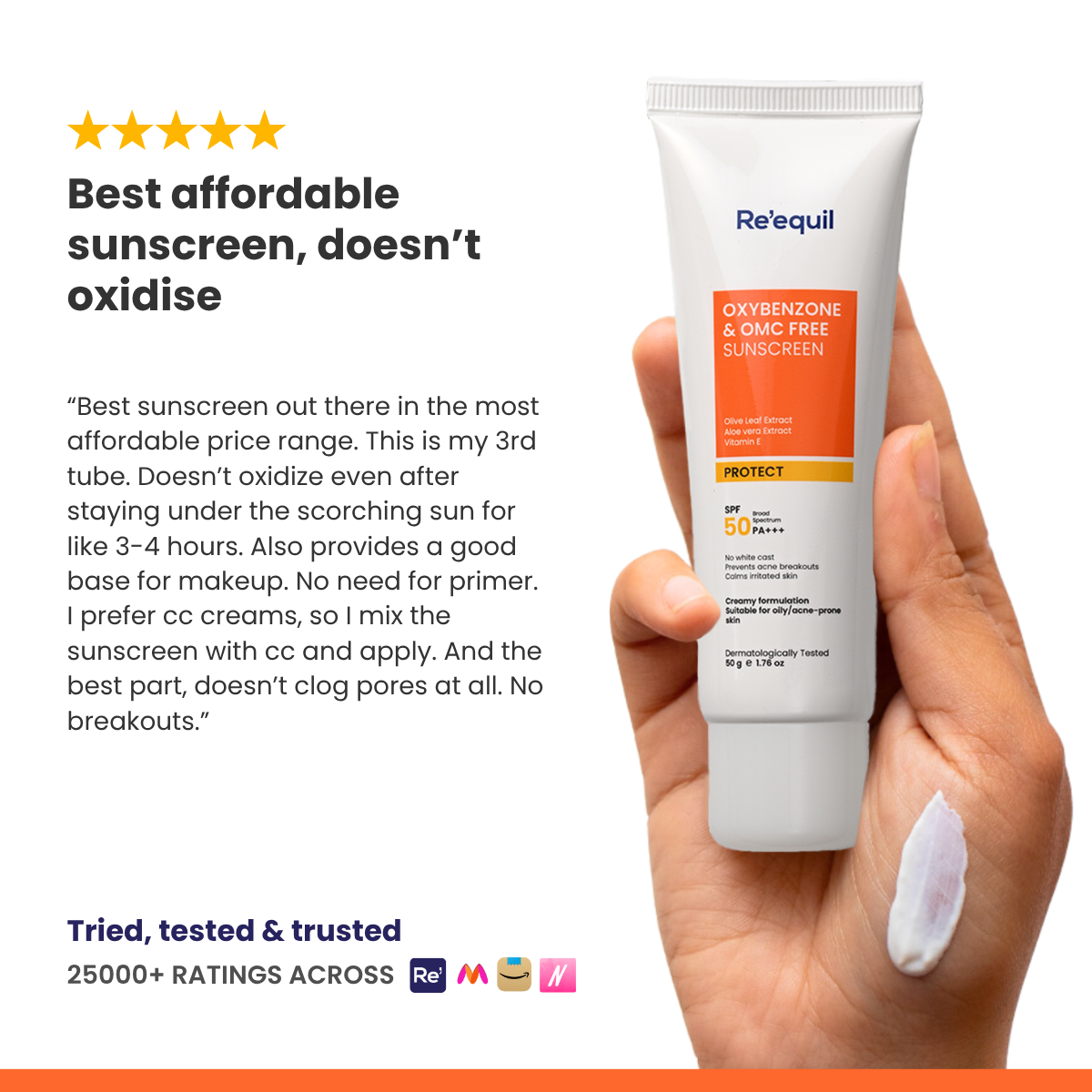 Oxybenzone & OMC Free Sunscreen
