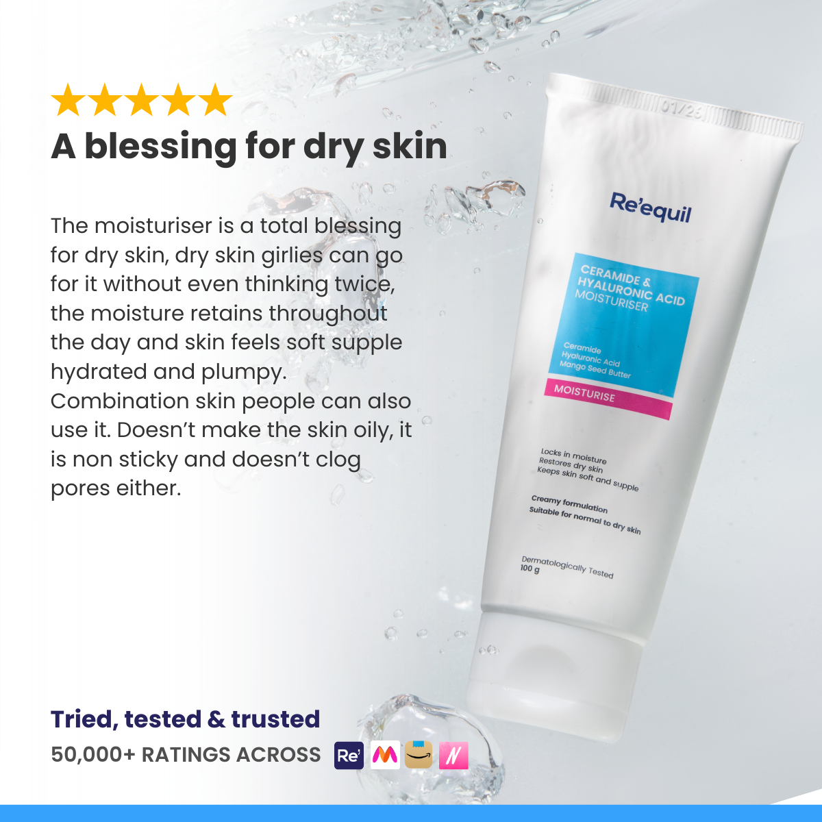 Ceramide & Hyaluronic Acid Moisturiser
