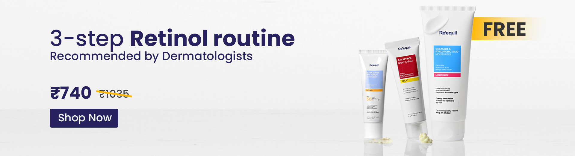 3-step retinol routine