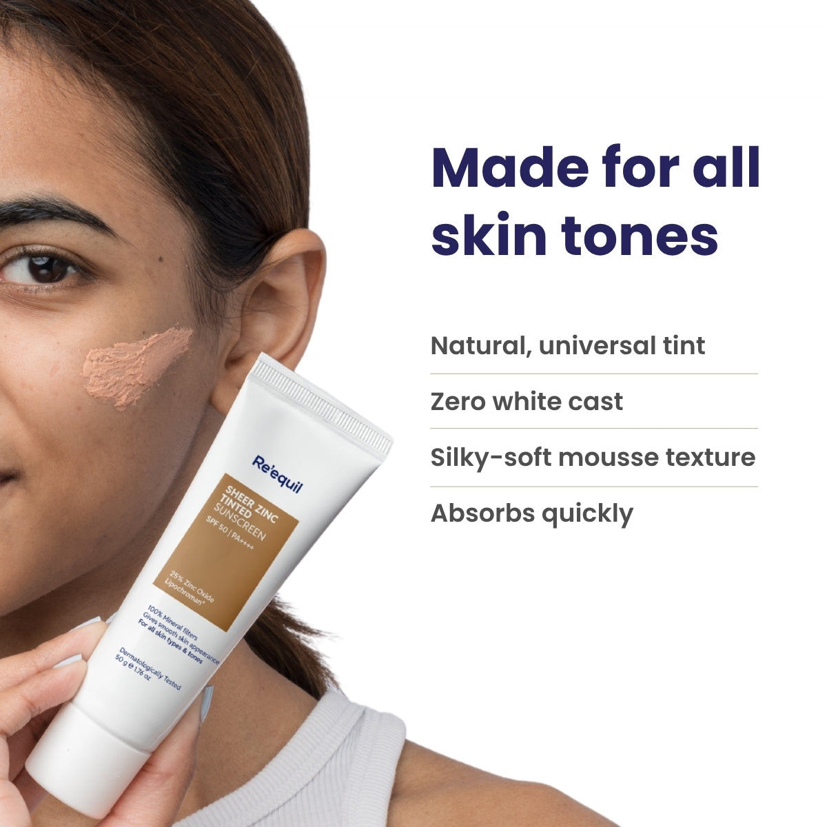 Sheer Zinc Tinted Sunscreen (Pack of 2)