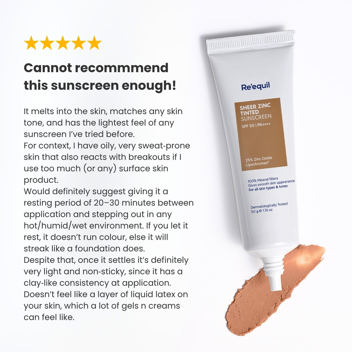 Sheer Zinc Tinted Sunscreen (Pack of 2)