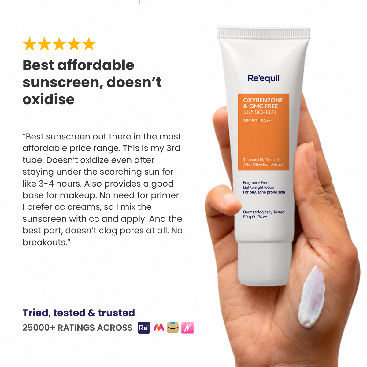 Oxybenzone & OMC Free Sunscreen