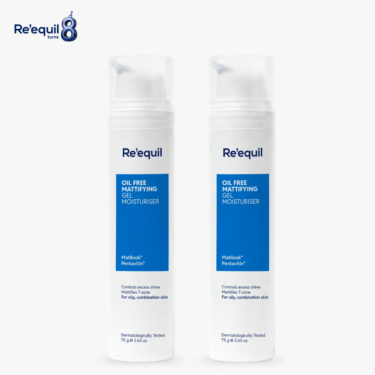 Oil Free Mattifying Gel Moisturiser (Pack of 2)