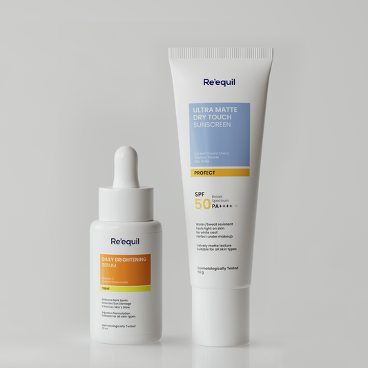 Buy Ultra Matte Dry Touch Sunscreen Gel SPF 50 PA++++ – Re'equil