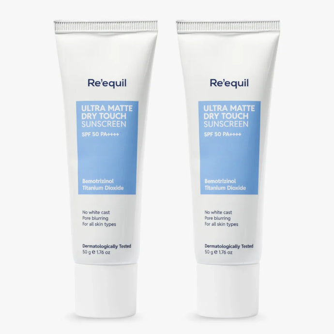 Buy Ultra Matte Dry Touch Sunscreen Gel SPF 50 PA++++ – Re'equil