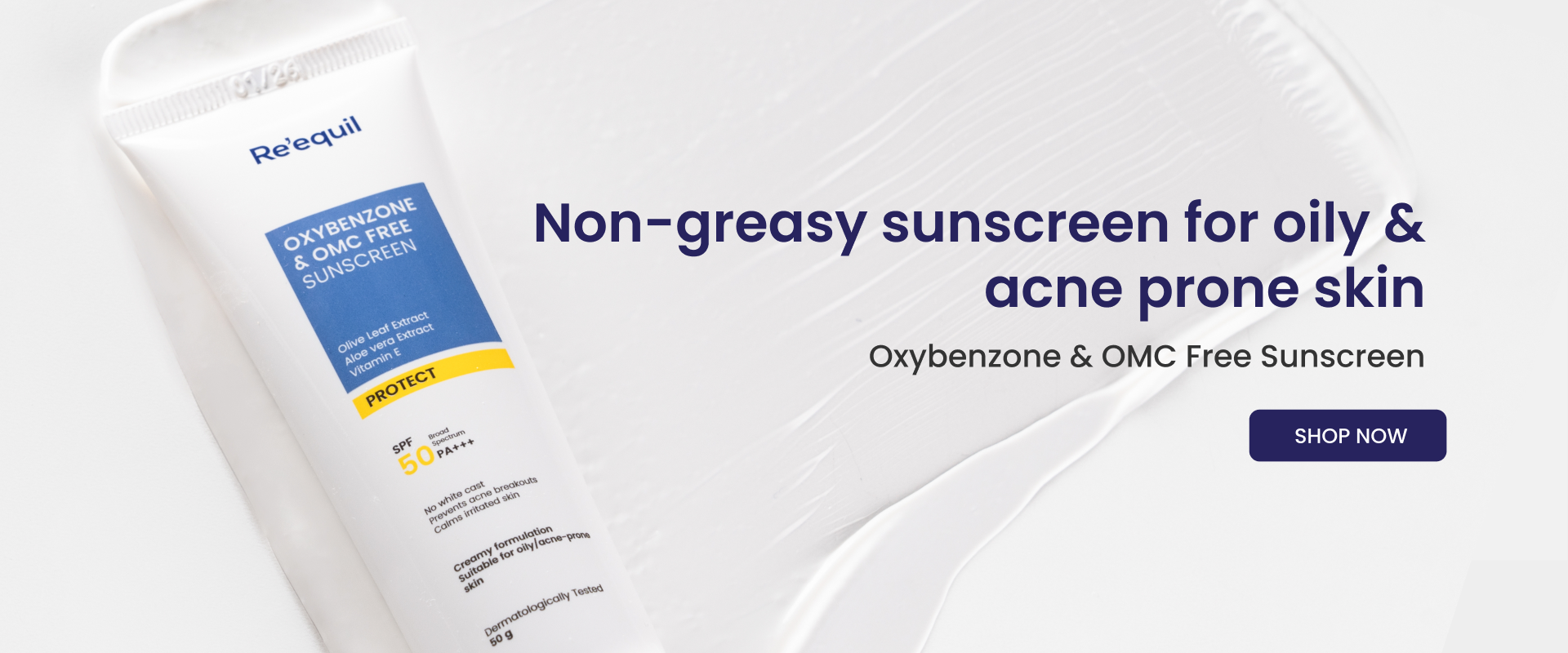 Oxybenzone Free SPF 50 Sunscreens by Re equil